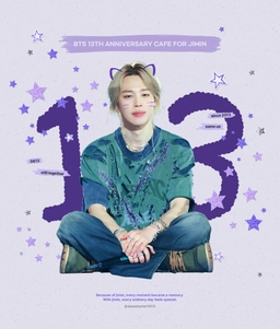 BTS 13TH ANNIVERSARY CAFE FOR JIMIN