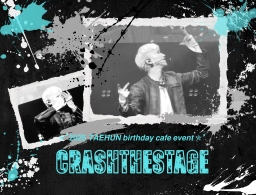 CRASHTHESTAGE