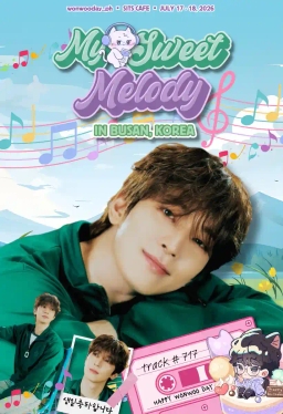 My Sweet Melody Wonwoo Birthday Cafe in Busan