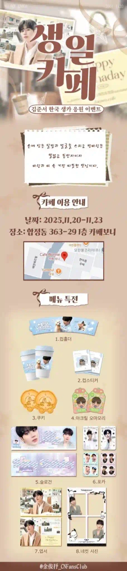 Kim Junseo's birthday card