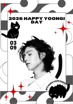 Our black cat Yoongi