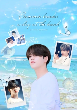 Summer break:a day at the beach