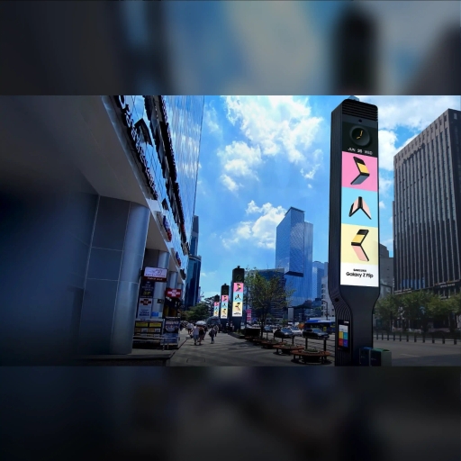 江南駅 G-LIGHT メディアポール