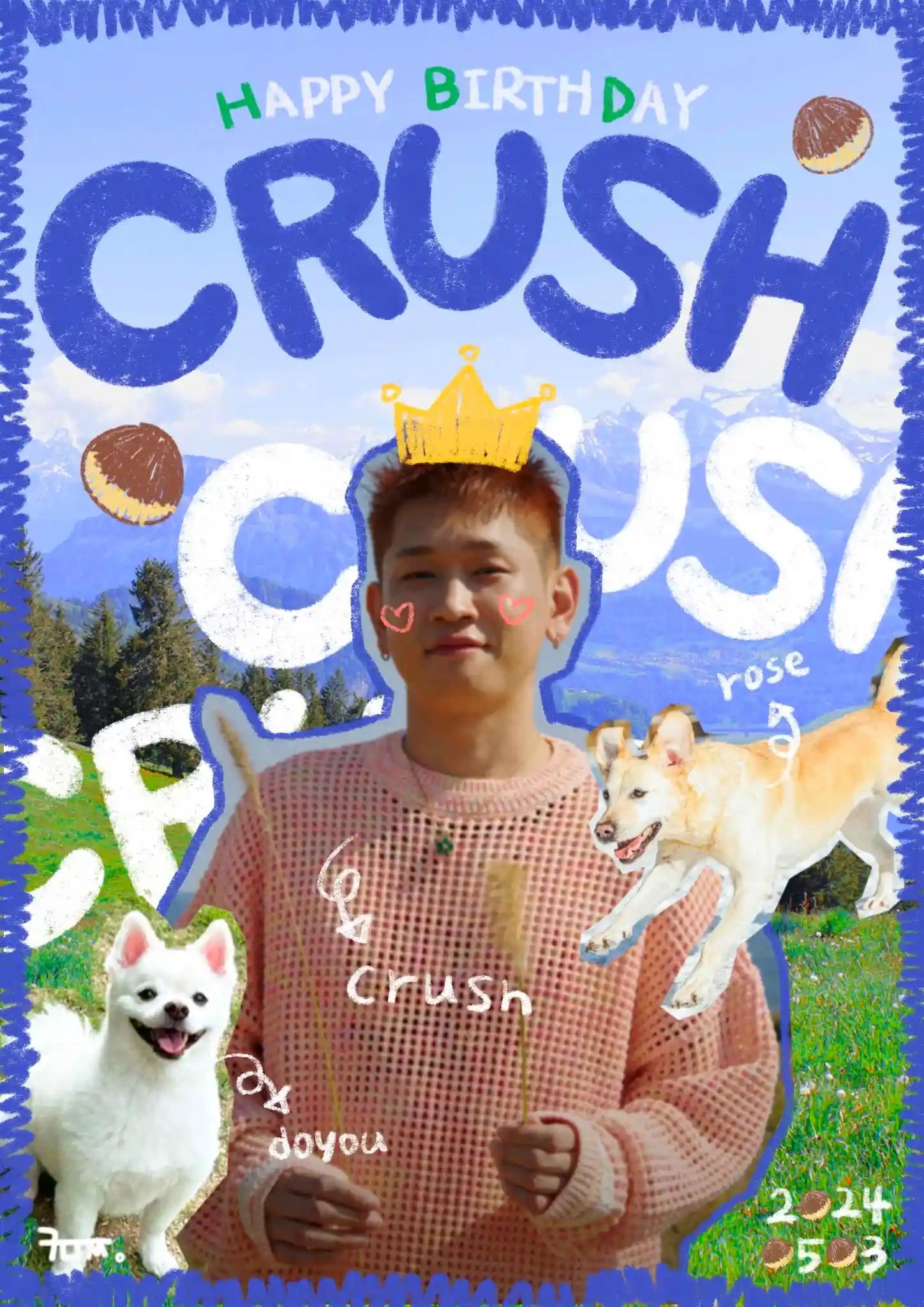 Crush birthday cafe