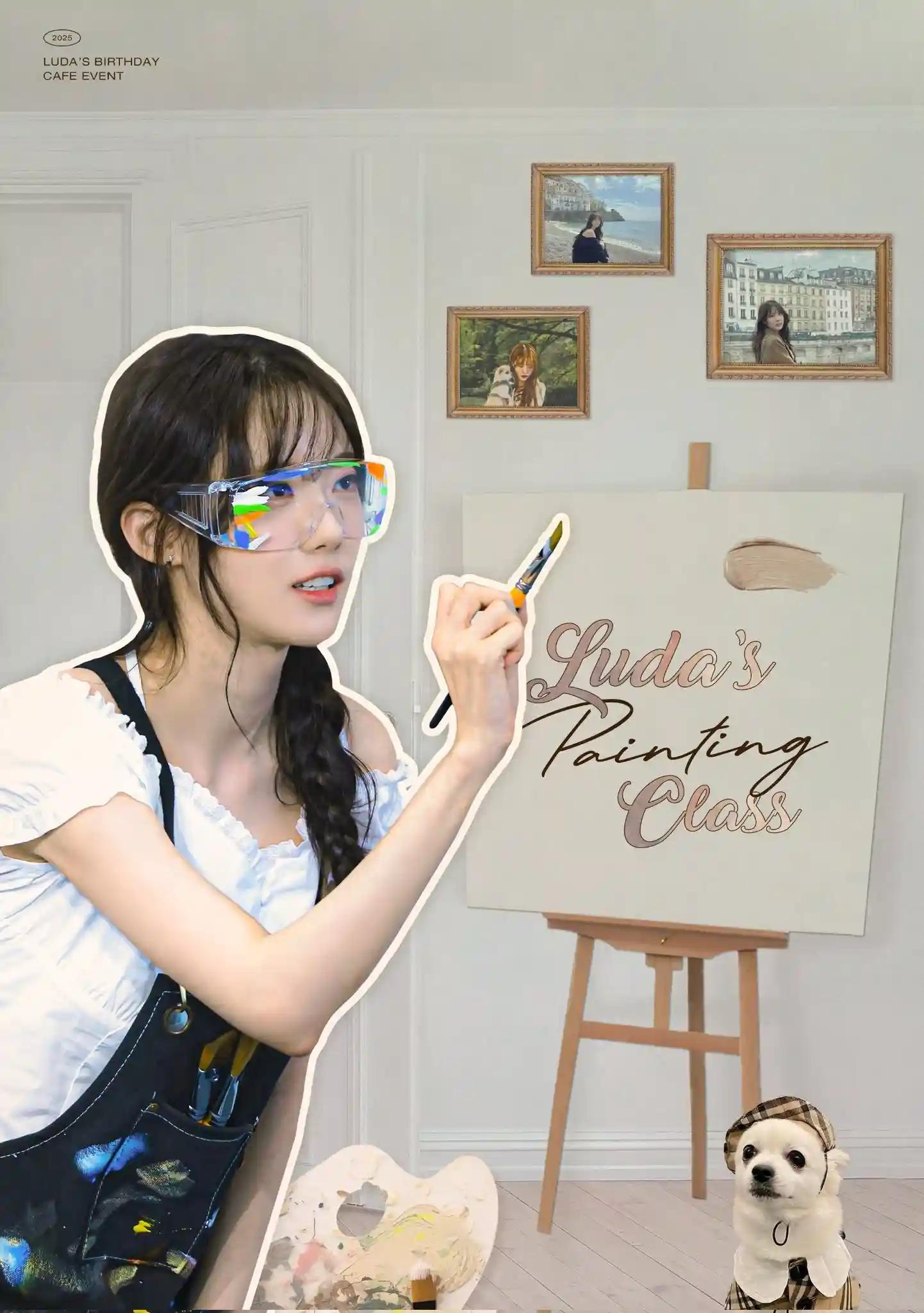 With the world drawn by Luda