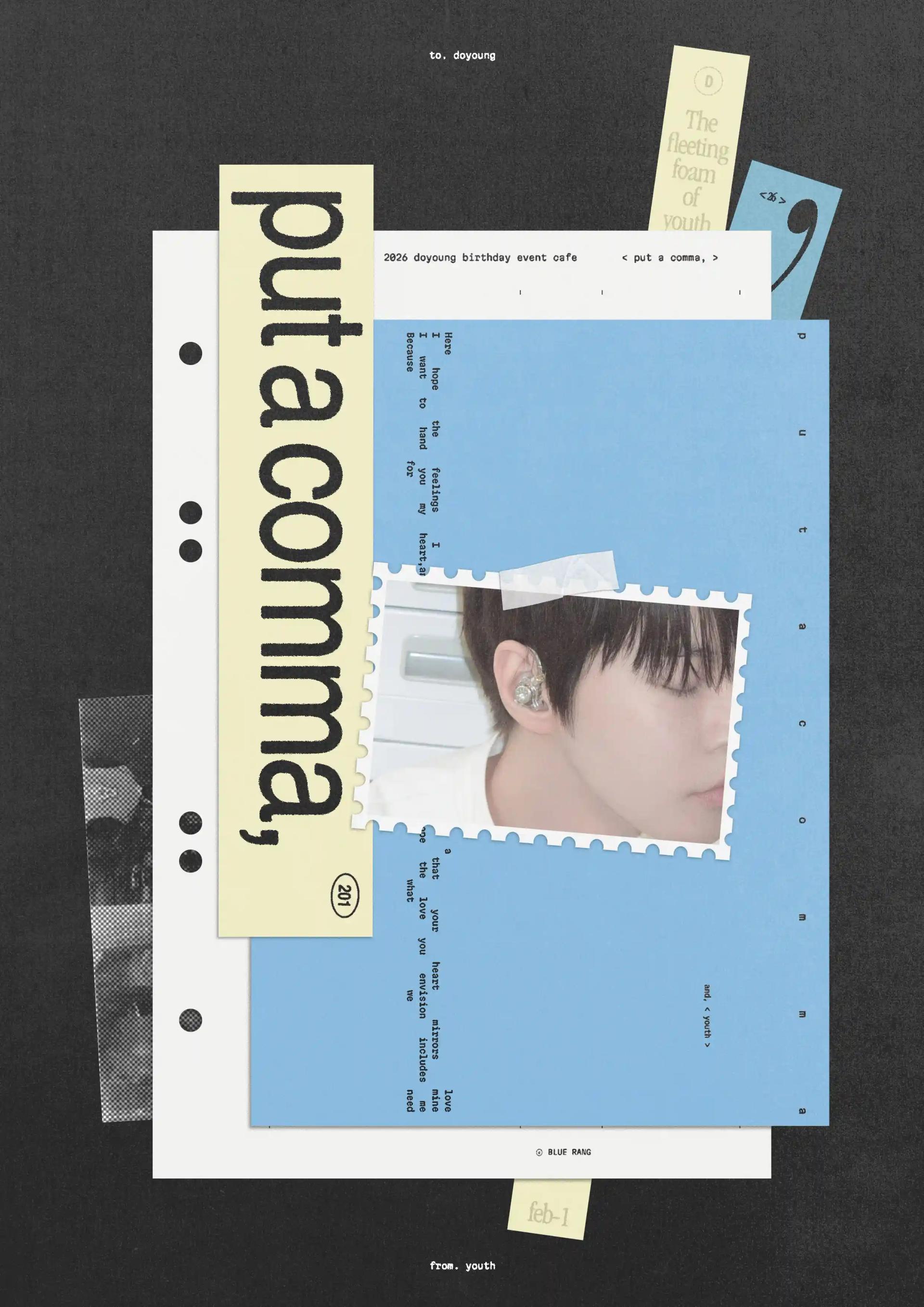 put a comma ,