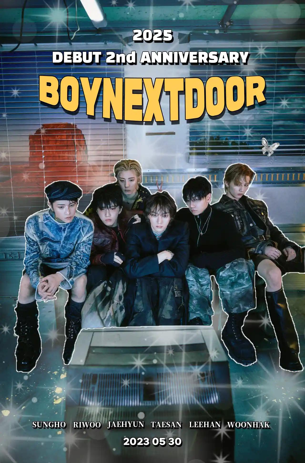 BOYNEXTDOOR 2nd Debut Anniversary Event Cafe