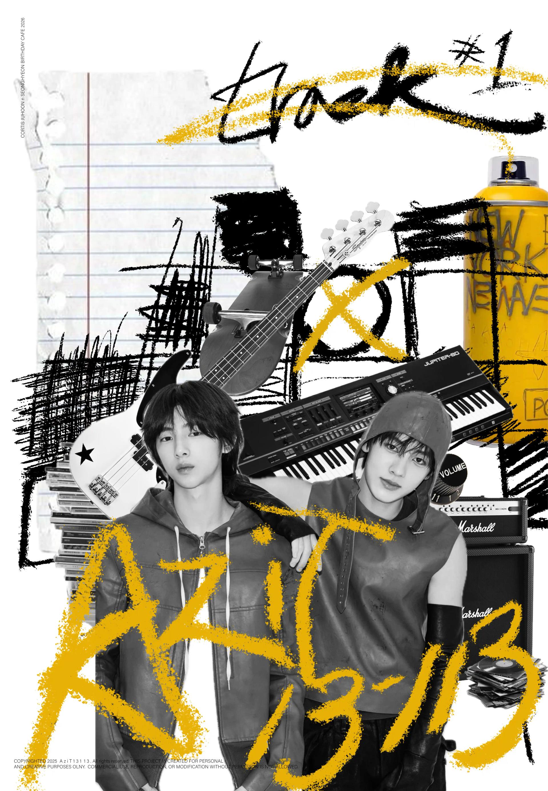CORTIS JUHOON n Seonghyun birthday cafe Azit 13-113 beonji ᯓ★