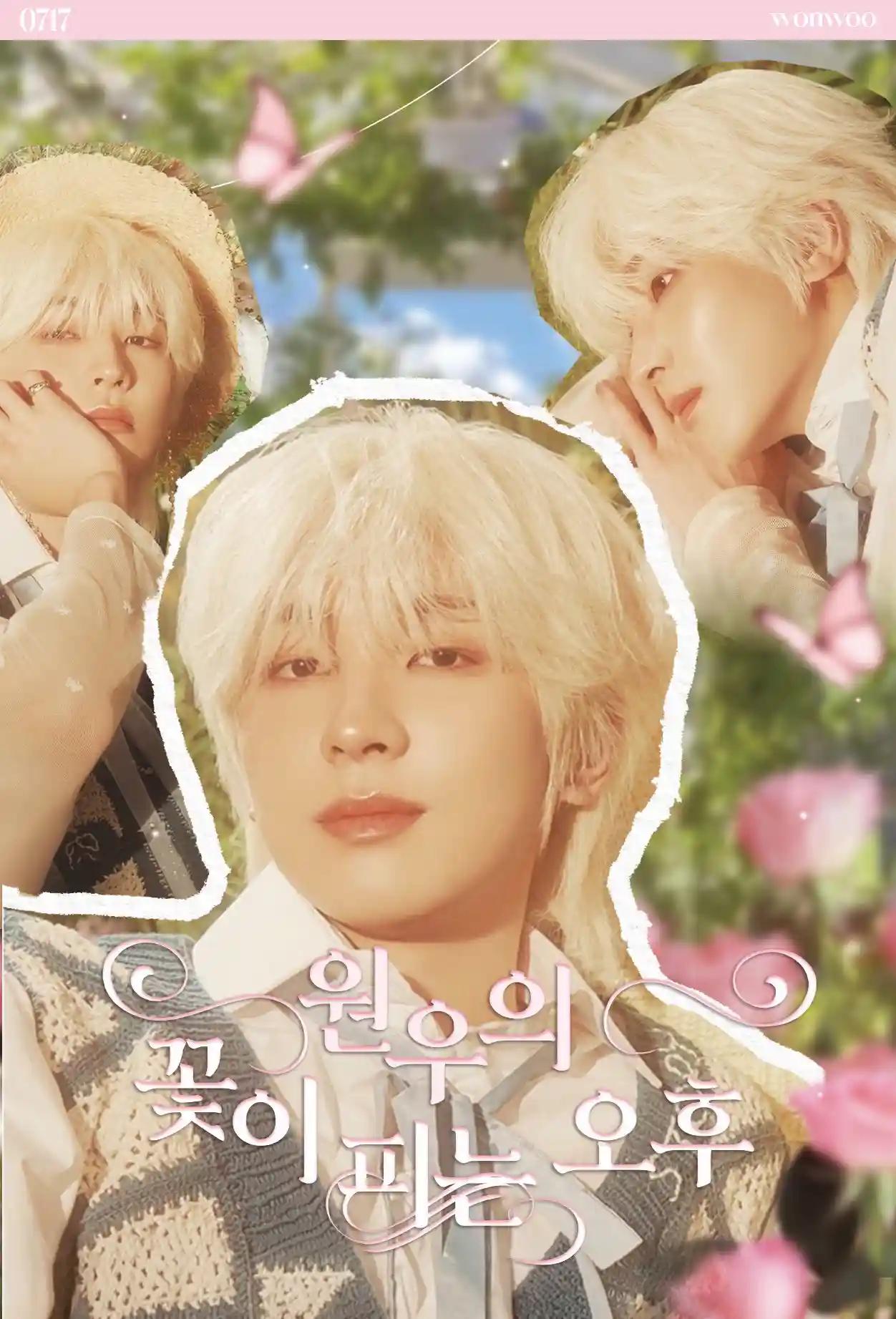 Wonwoo’s Flower-Blooming Afternoon